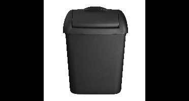 Dameshygiënebak quartzline 8 liter zwart