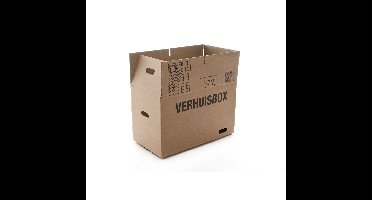 Verhuisdoos iezzy 370x650x350 dubbelgolf bruin 7mm