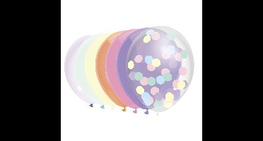 Ballon haza uni 30cm 10 stuks pastel assorti