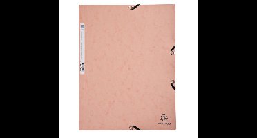 Elastomap exacompta aquarel a4 3 klep 400gr roze | 5 stuks