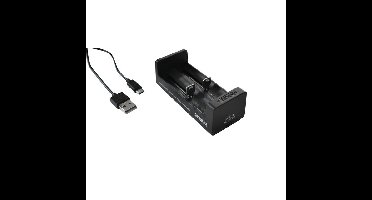 Acculader maul xtar mc2 voor 2 accu's