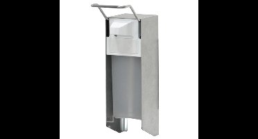 Zeepdispenser ingoman korte beugel 500ml zilver