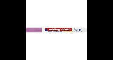 Krijtstift edding 4085 rond 1-2mm metallic roze