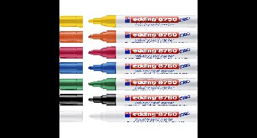 Paintmarker edding 8750 industrie 2-4mm oranje