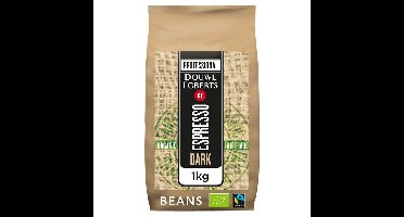 Koffie douwe egberts espresso bonen dark org fair | 256 stuks
