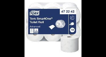 Toiletpapier tork t8 advanced 2laags 207m wit | 64 stuks