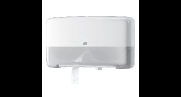 Toiletpapierdispenser tork t2 jumbo klein duo wit | 84 stuks