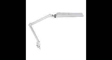 Werkpleklamp maul craft duo led met tafelklem wit