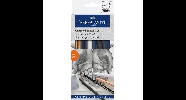 Houtskool faber-castell 7-delig | 66 stuks