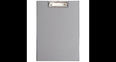 Klembordmap maul a4 staand penlus pvc zilvergrijs | 12 stuks