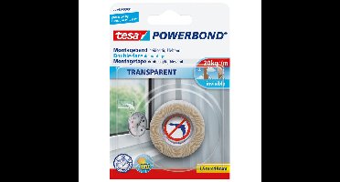 Montagetape tesa dubbelz 1.5mx19mm transparant