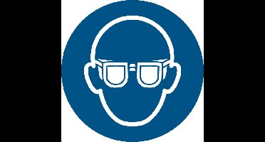 Pictogram djois oogbescherming verplicht bl