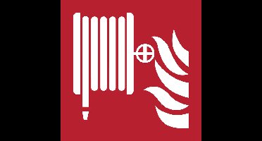 Pictogram djois brandhaspel 200x200mm rd