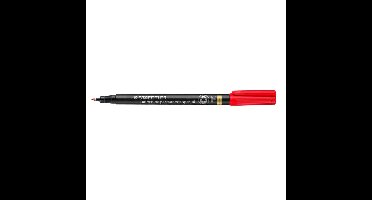 Viltstift staedtler ohp lumo f 319 perm special rd | 10 stuks