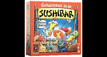 Dobbelspel geharrewar in de sushibar | 12 stuks