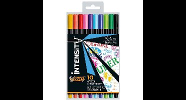 Fineliner bic intensity f assorti | 6 stuks