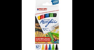 Acrylmarker edding e-5100 m basis assorti 5st
