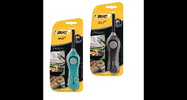 Aansteker bic megalighter u140 multi assorti | 10 stuks