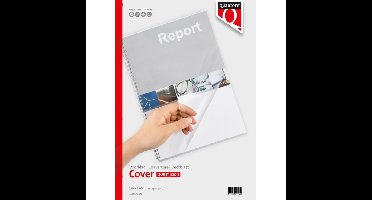 Voorblad quantore a3 pvc 200micron transparant | 4 stuks