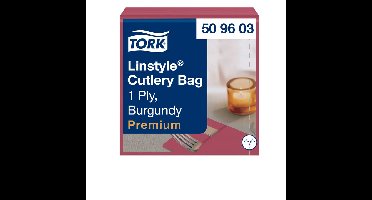 Pochette tork linstyle premium 1laags bordeauxrood
