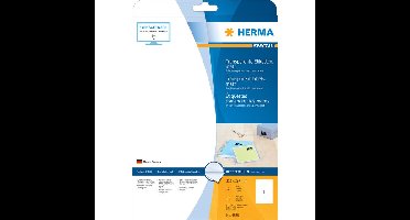 Etiket herma 4585 210x297 weerbest 10st transp mat | 32 stuks