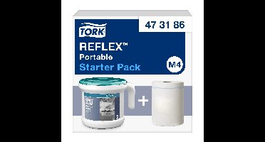Reinigingsdoekdispenser tork m4 startpakket | 120 stuks