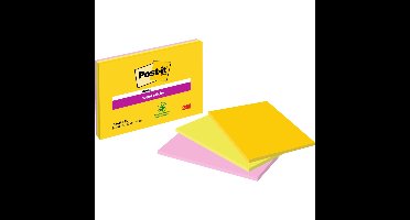 Memoblok post-it 6445s s 152x101mm ass 3st | 2304 stuks