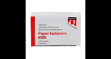 Splitpen quantore 19mm goud 100 stuks