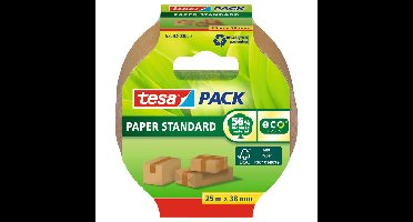 Verpakkingstape tesapack standaard eco 25mx38mm br | 8 stuks