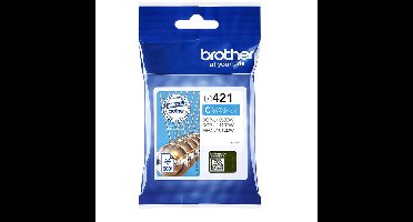 Inktcartridge brother lc-421c blauw | 5 stuks
