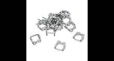 Metalen gespen iezzy tbv textielband 13mm