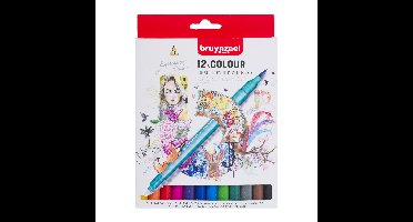 Duotip bruynzeel expression set 12 kleuren | 6 stuks