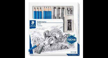 Potlood staedtler schetsset 12dlg | 4 stuks