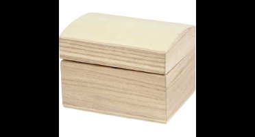 Schatkist creativ company 8x6x4.5cm hout