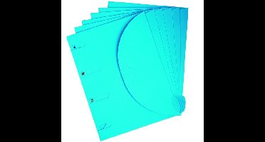 Smartfolder geperforeerde opbergmappen a4 bl 6st | 10 stuks