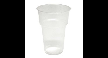 Beker iezzy bier 250ml pp transparant