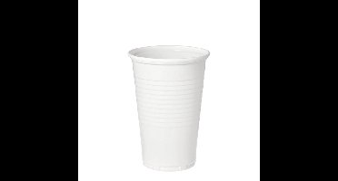 Beker IEZZY 200ml Ø70mm PP 100 stuks wit