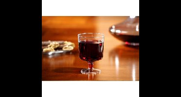 Wijnglas papstar 200ml 72mm kunststof transparant | 20 stuks