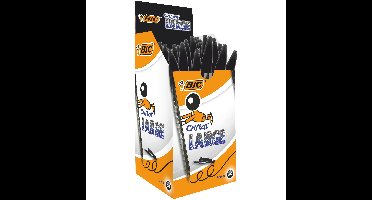 Balpen bic cristal l zwart | 50 stuks
