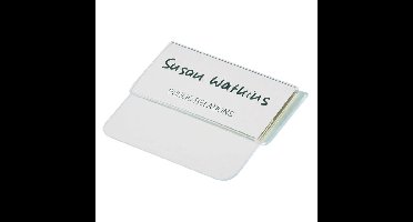 Badge durable met insteektong 40x75mm