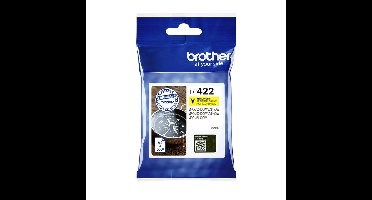 Inktcartridge brother lc-422y geel | 5 stuks