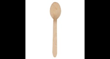 Lepel IEZZY 160mm hout 100stuks