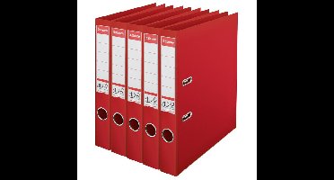 Ordner esselte no 1 power pp 50 mm rood 5st