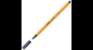 Fineliner stabilo point 88/98 f payne's grijs | 10 stuks
