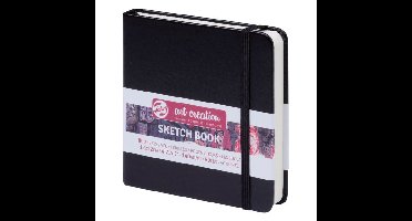 Schetsboek talens art creation 120x120mm zwart