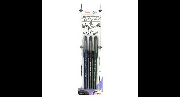 Brushpen pentel xsesp15 zwart