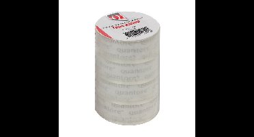 Plakband quantore 19mmx25m transparant | 12 stuks