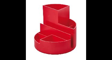 Pennenkoker maul roundbox recycled 6 vaks rood