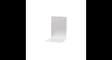 Boekensteun maul 16x15x21cm aluminium zilver