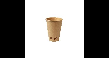 Beker kraft iezzy 180ml bruin | 20 stuks